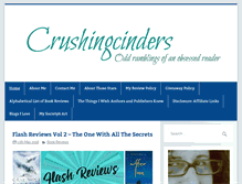 Tablet Screenshot of crushingcinders.com